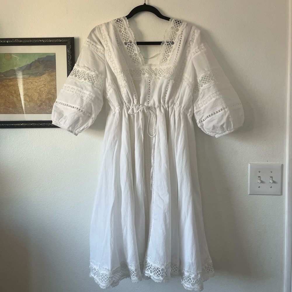Eri + Ali Cotton Lace Dress sz M